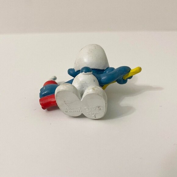Smurfs Toothpaste Smurf Toothbrush Figure Toy Schleich Peyo - Picture 6 of 13